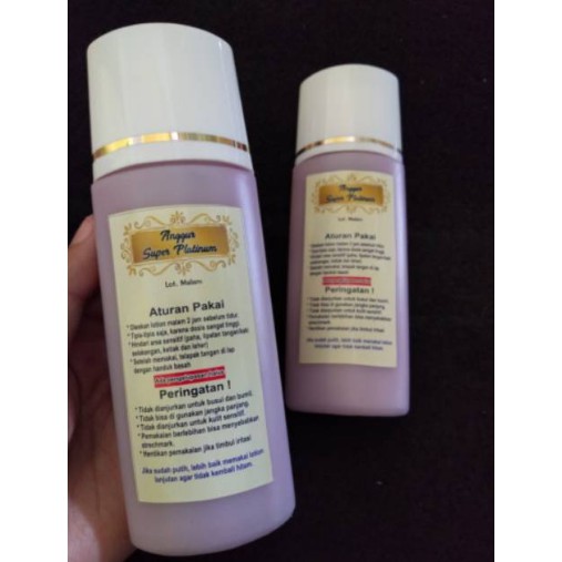 Jual Original Lotion Malam Anggur Triple Dosis Platinum Hb Anggur