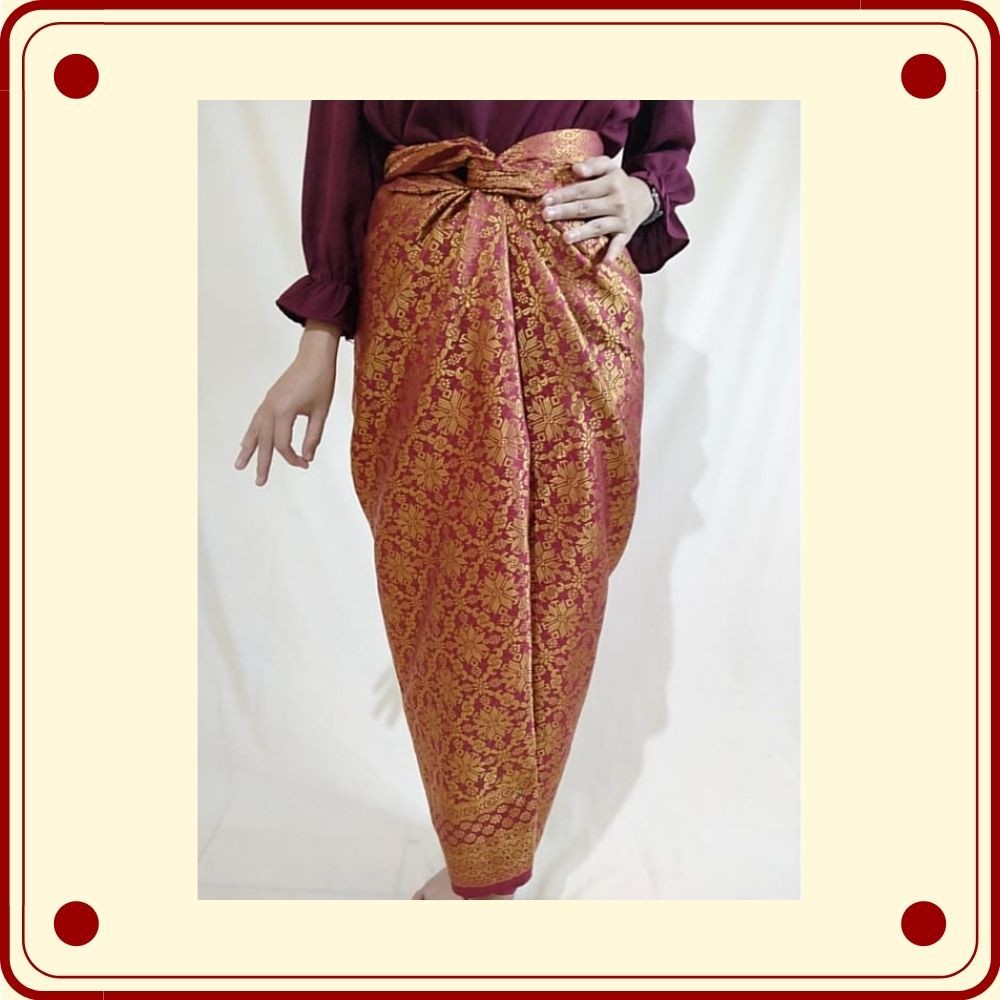 Jual Rok Lilit Motif Songket Atbm Palembang Dan Selendang Songket