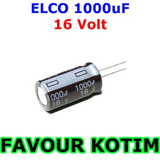 Jual Elco Elko Uf V Electrolyte Capacitor Kapasitor Fvkotim