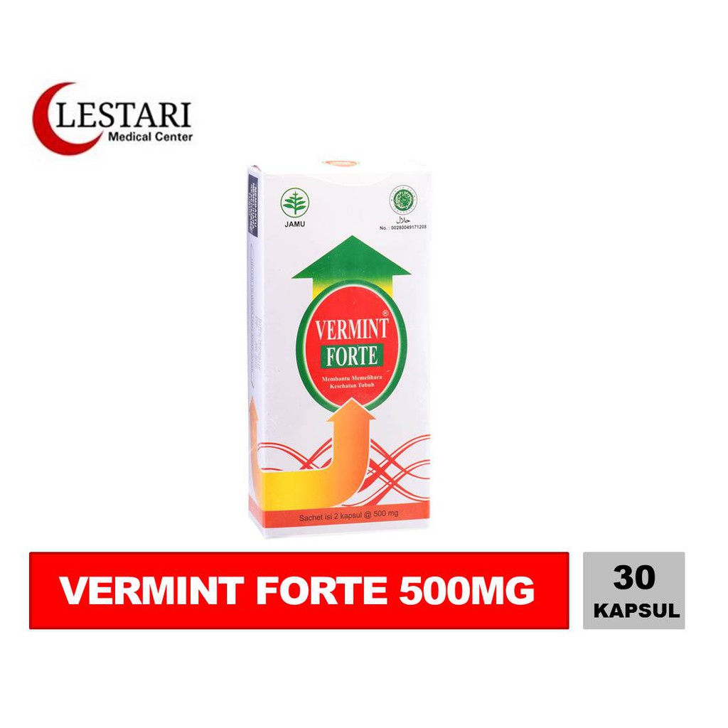 Jual Vermint Forte Isi Kapsul Box Strip Kapsul Shopee