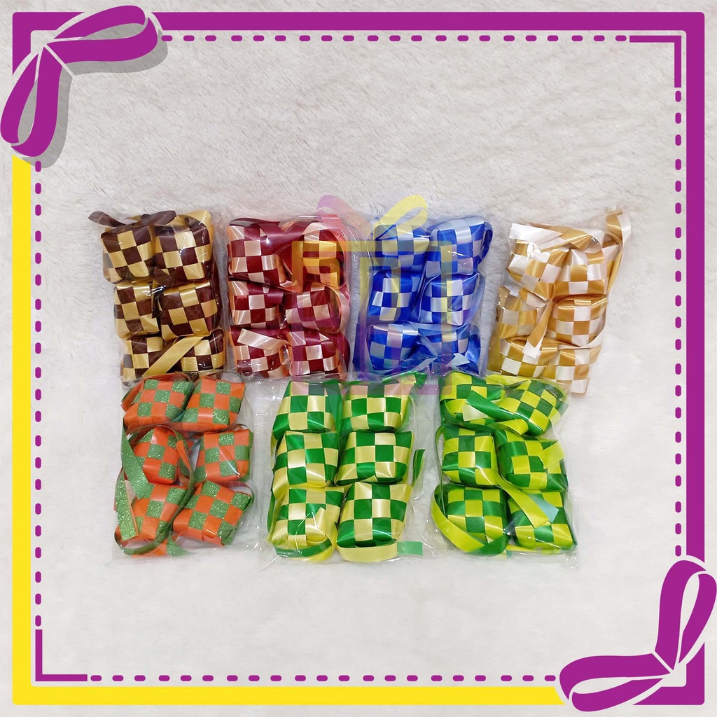 Jual Hiasan Lebaran Ketupat Tanggung Medium Pita Jepang Hampers Idul