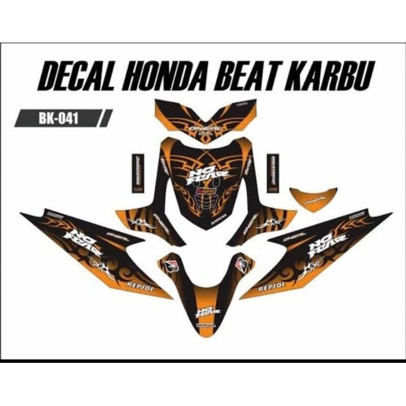 Jual Decal Beat Karbu Stripping Motor Murah Shopee Indonesia