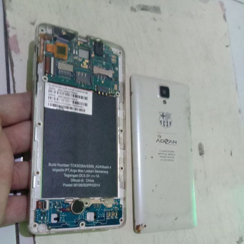 Jual Mesin Dan Lcd Advan Vandroid M6 Fc Barcelona Shopee Indonesia