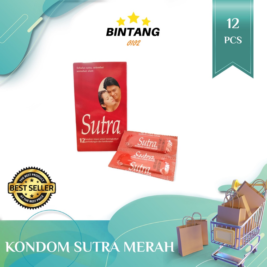 Jual PRODUK NYATA AMPUHNYA KONDOM SUTRA MERAH CLASSIC 12 S Shopee