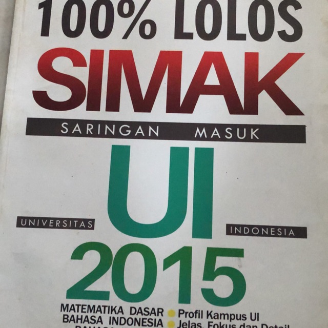 Jual BUKU LATSOL SIMAK UI Shopee Indonesia