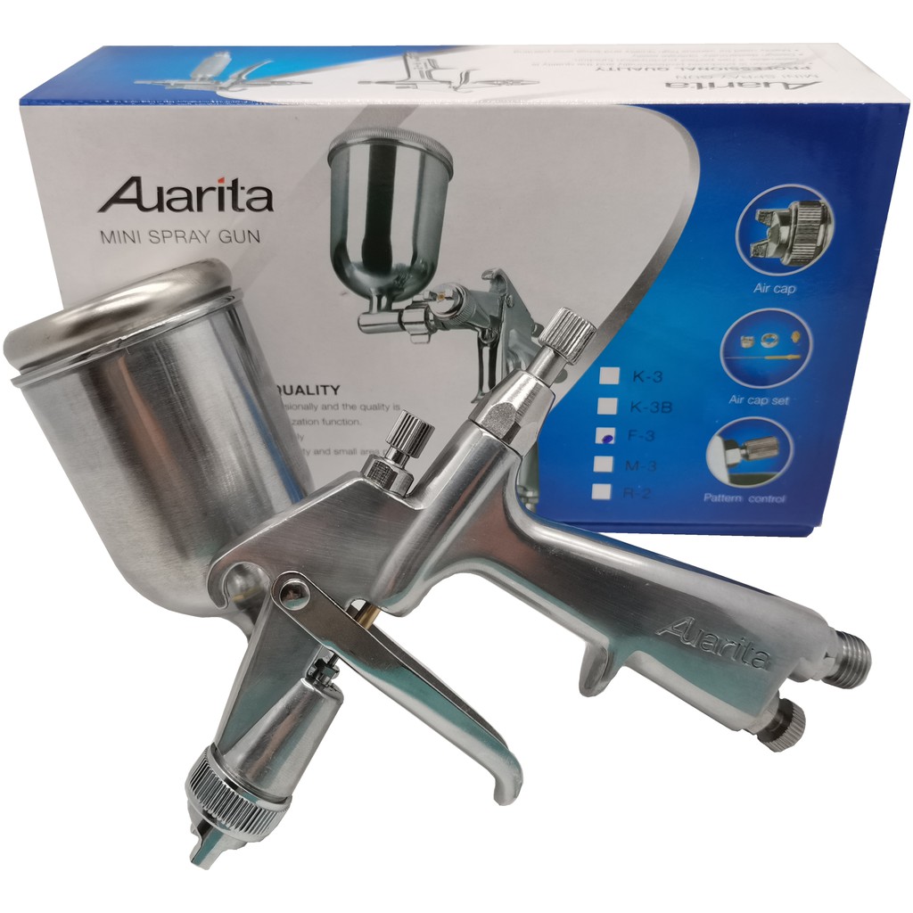 Jual Auarita F3 Car Spray Gun For Paint Pistol Airbrush Semprot 125ml 1