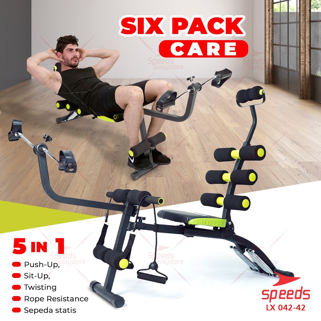 Jual SPEEDS Sport Six Pack Care Alat Sit Up 5in1 Alat Olahraga Gym