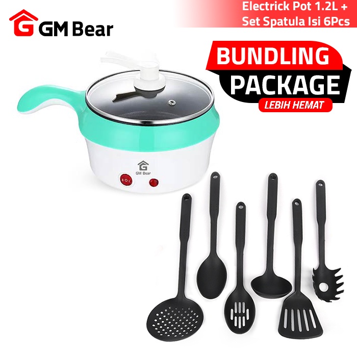 Jual Gm Bear Bundle Hemat Panci Listrik L Spatula Sutil Set