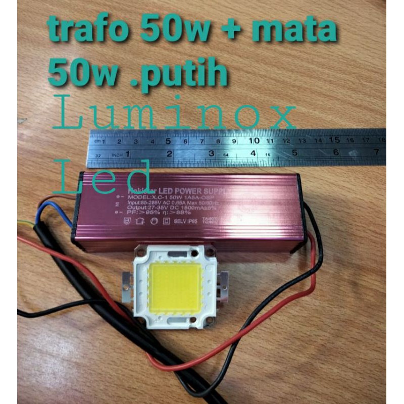 Jual Trafo Led Pju Cobra Cob Watt Watt Set Mata Led W Sorot