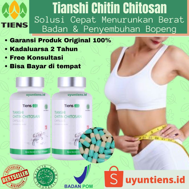 Jual Pelangsing Chitin Chitosan Tiens Original Pelangsing Badan Tiens