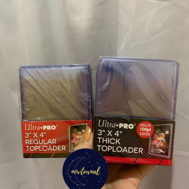 RESTOCK READY Ultra Pro 3 X 4 Regular Premium Thick Toploader Top