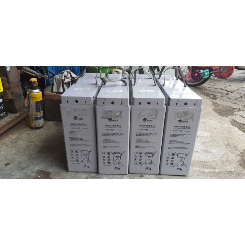 Battery Vrla Accu Aki Shoto Ah Nd Solar Panel Shopee Indonesia