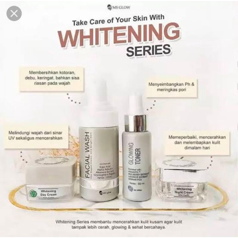 Jual Paket Ms Glow Whitening Series Indonesia Shopee Indonesia