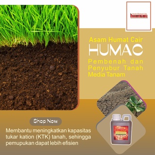 Jual Asam Humat Cair Terbaik Humac 500 Ml Produk Pembenah Tanah Media