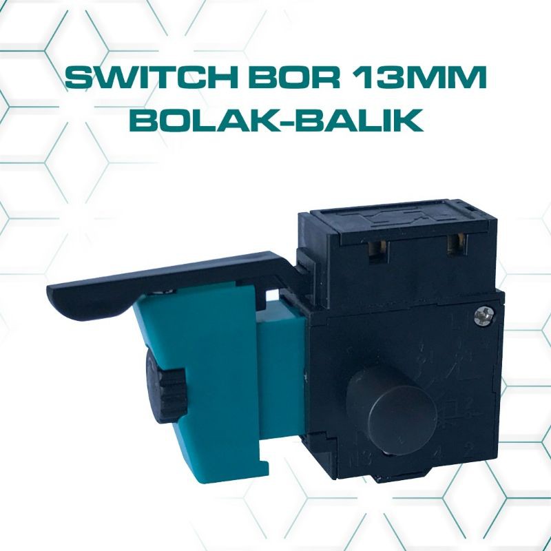 Jual Switch Saklar Tombol On Off Mesin Bor 13 Mm Bolak Balik Swit