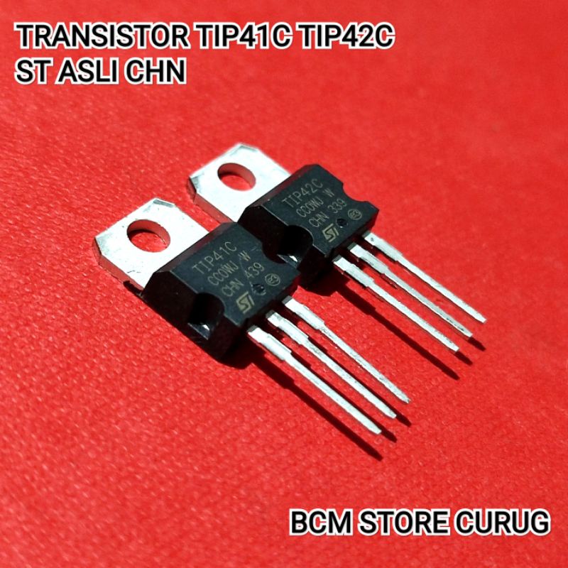 Jual 1 SET TRANSISTOR TIP41C TIP42C TIP41 TIP42 ST ASLI CHN Indonesia