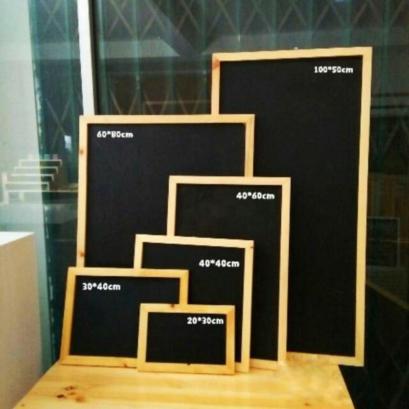 Jual Papan Tulis Kapur Mini 40 40cm Kecil Cm Blackboard Chalkboard