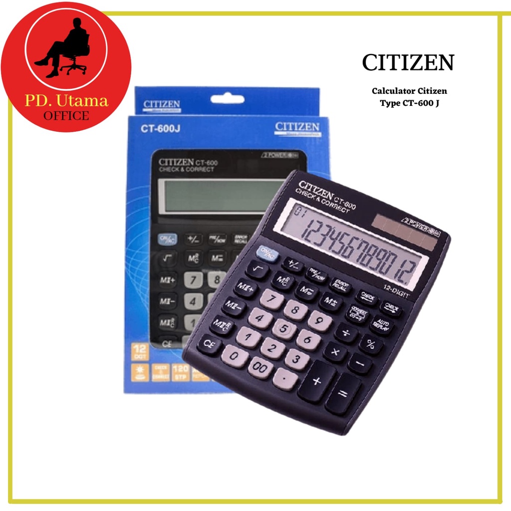 Jual Kalkulator Citizen Ct Digit Calculator Citizen