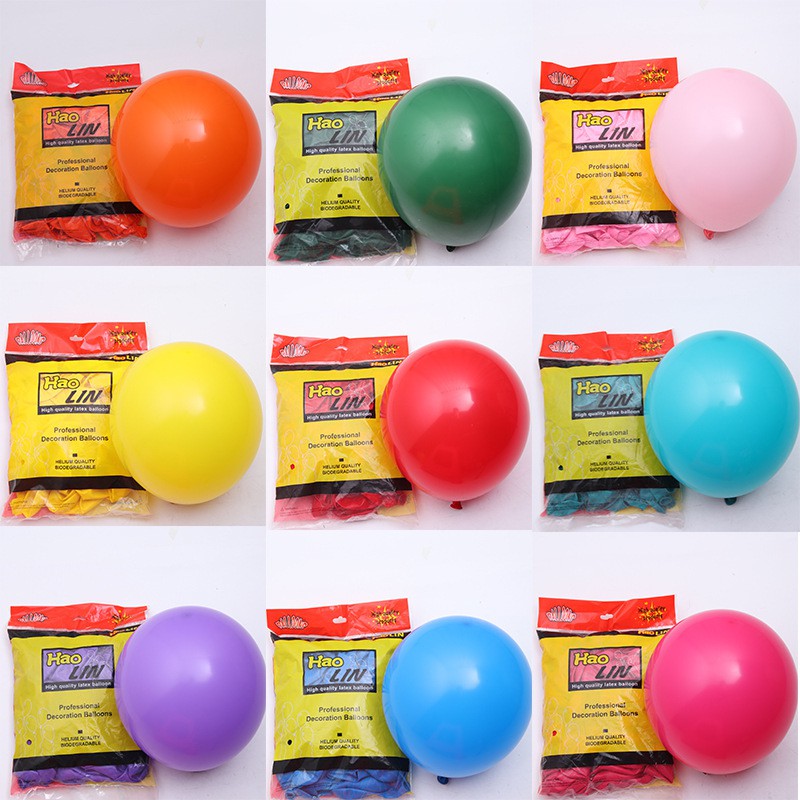 Balon Latex Lateks Doff Tebal Gram Inch Shopee Indonesia