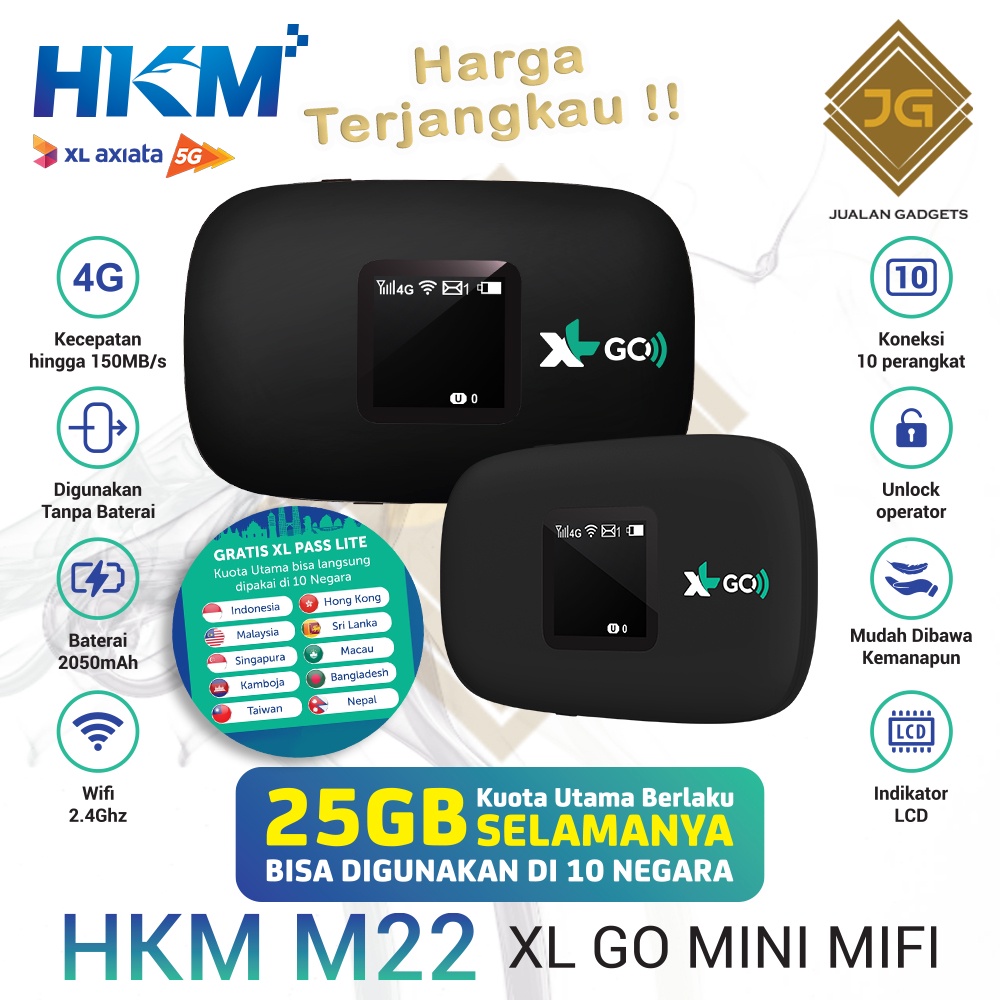 Jual Hkm Modem M Telkomsel Xl G Lte Free Kuota Unlock All Operator