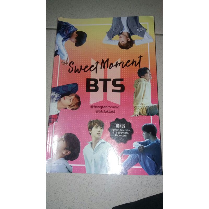 Jual Buku Sweet Moment Bts Preloved Shopee Indonesia