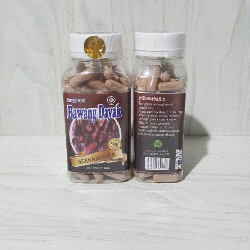 Jual Kapsul Bawang Dayak Herbamedika Isi Kapsul Indonesia Shopee