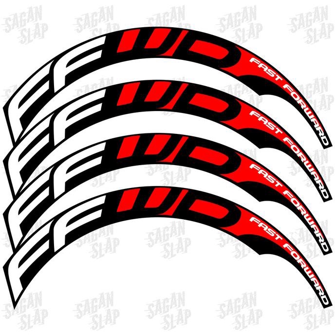 Jual Sticker Decal Rims Velg Sepeda Ffwd Fast Forward C Lebar Cm