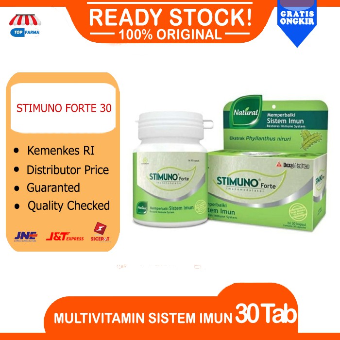 Jual Stimuno Forte 30 Kapsul Suplemen Daya Tahan Tubuh Untuk Dewasa