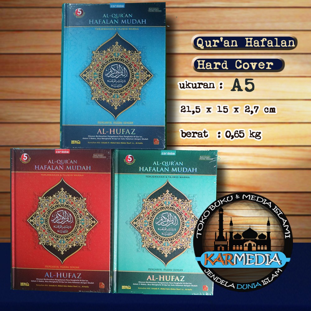 Jual BISA CUSTOM CETAK NAMA Al Quran Alquran Hafalan Terjemah Mudah