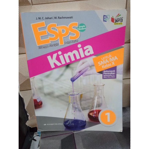 Jual Esps Kimia Untuk Sma Ma Kelas X Shopee Indonesia