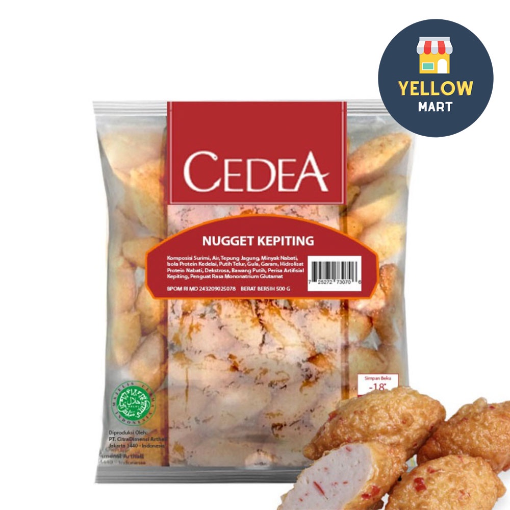 Jual Cedea Nugget Kepiting 500 Gram FROZEN FOOD BANDUNG Shopee