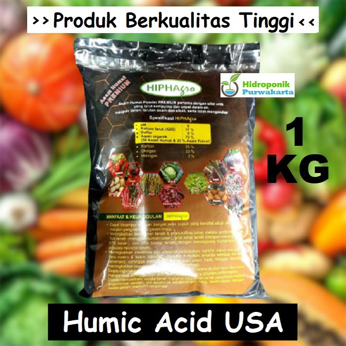 Jual Asam Humat Humic Acid Pupuk Organik Pembenah Tanah Soil