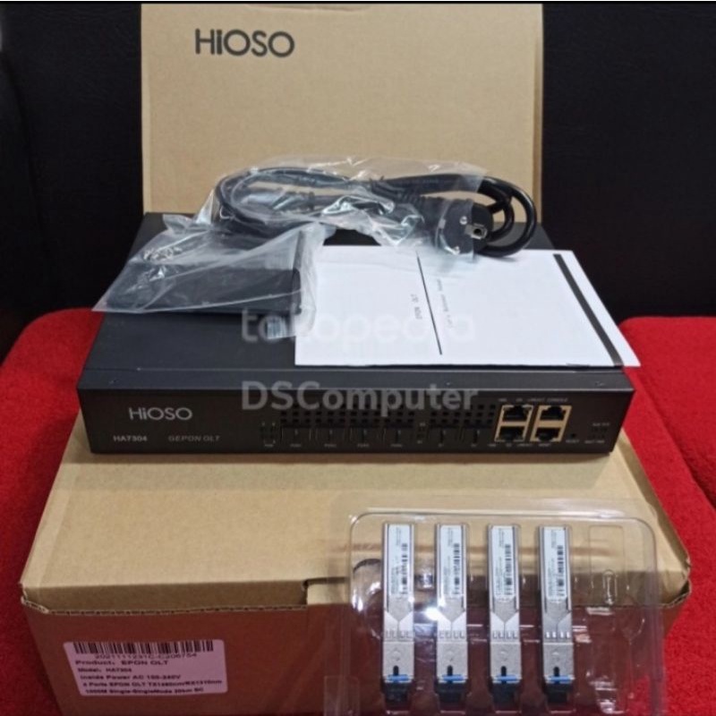 Jual Hioso OLT EPON 4 Port HA7304 Shopee Indonesia