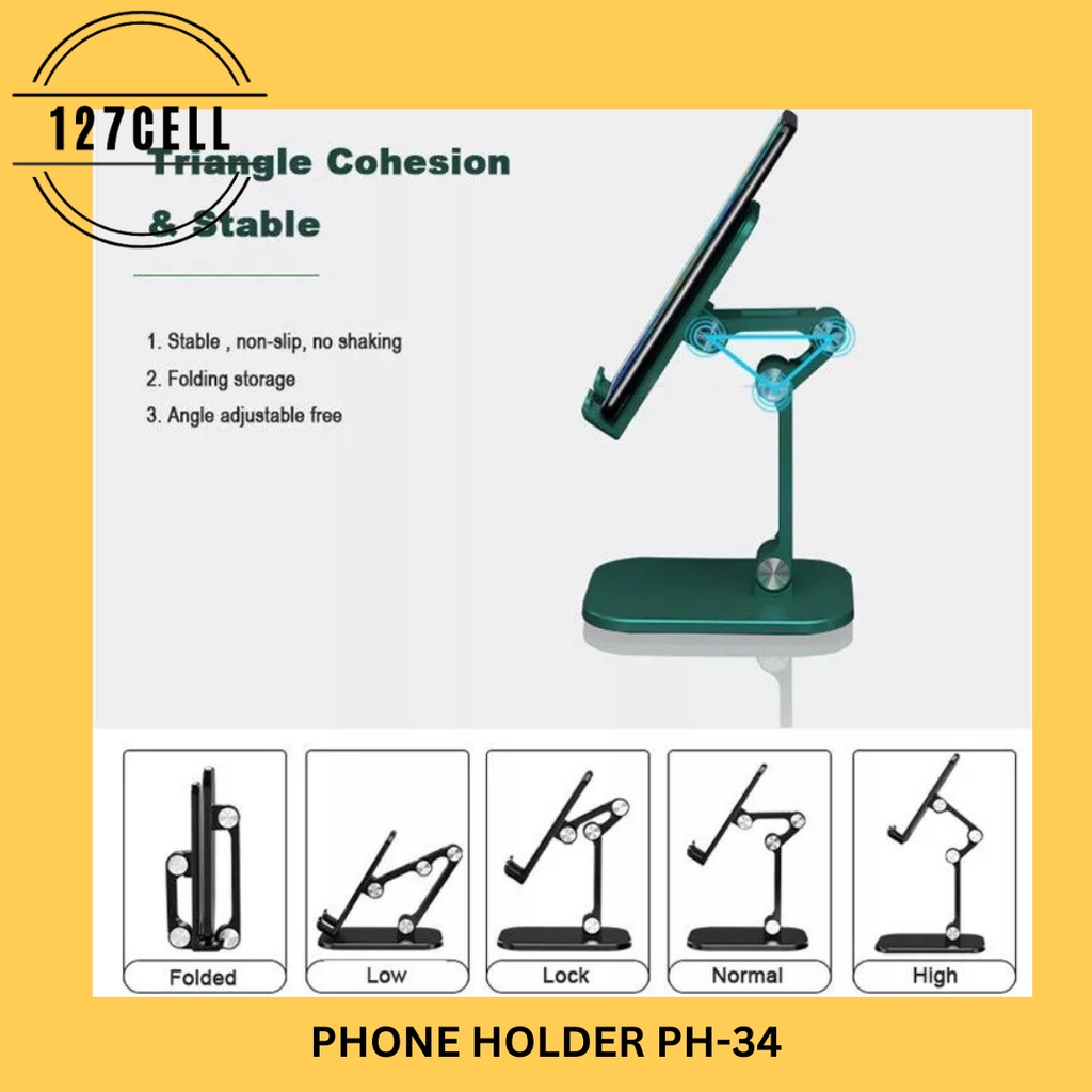 Jual Phone Holder Lipat Ph Tablet Portable Holder Folding Desktop