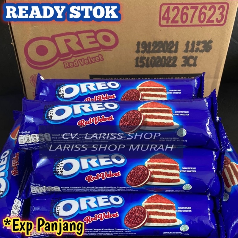 Jual Oreo Red Velvet Biskuit Oreo Red Velvet Gr Oreo Biskuit