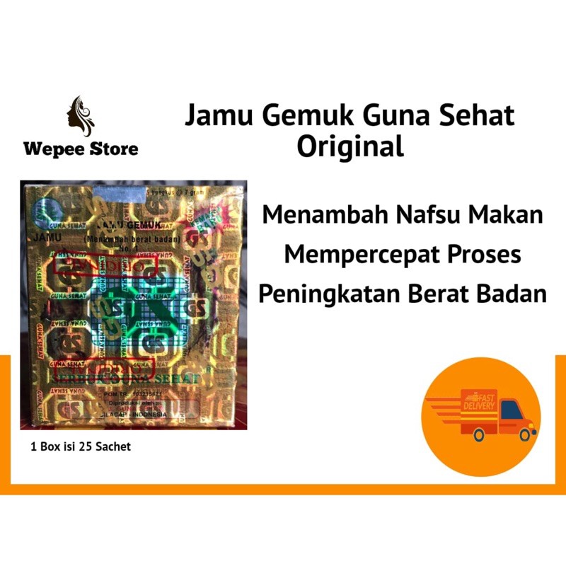 Jual Jamu Gemuk Guna Sehat GS No 1 Original Shopee Indonesia