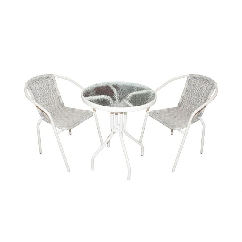 Jual Meja Teras Wicker Rattan Table Set Informa Kursi Teras Informa