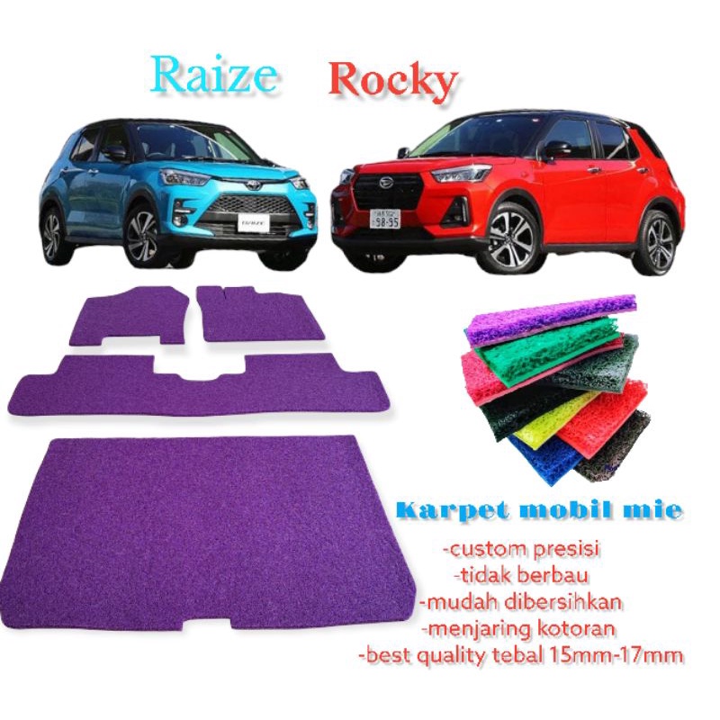 Jual Karpet Mobil Rocky Raize Indonesia Shopee Indonesia