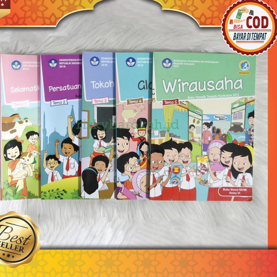 Jual Big Sale BUKU SISWA SD MI Kelas 6 VI Tematik Terpadu Tema 1 2 3