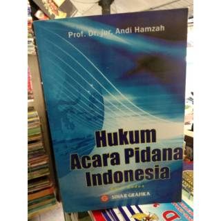 Jual Hukum Acara Pidana Indonesia Edisi Kedua Prof Dr Jur Andi Hamzah