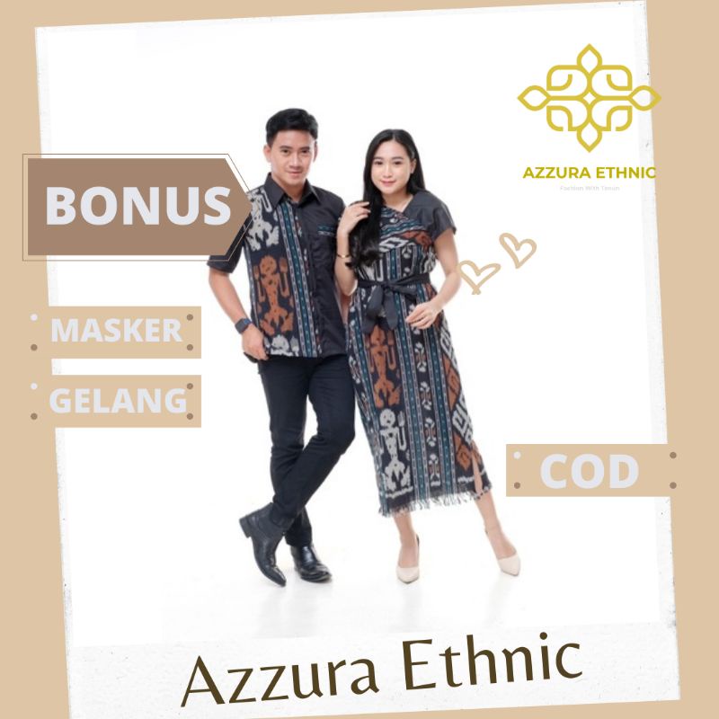 Jual Baju Couple Batik Tenun Kondangan Baju Tenun Couple Prewedding