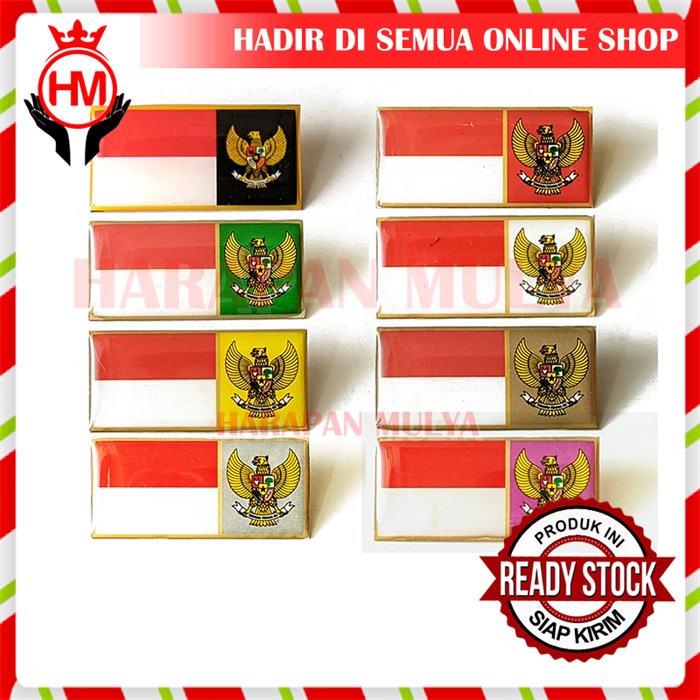 Jual Lencana Pin Paskibra Bendera Merah Putih Garuda MPG Lencana