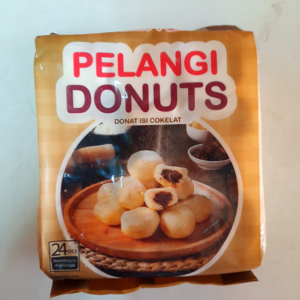 Jual Donat Pelangi Isi Coklat Isi 24pcs Shopee Indonesia