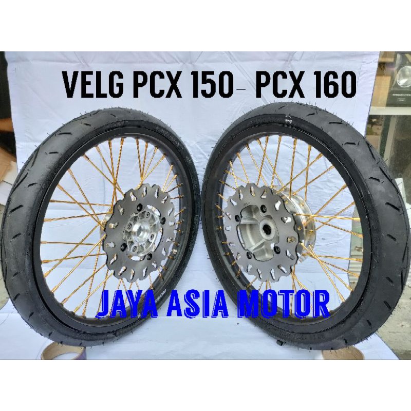 Jual SEPAKET VELG RING 17 PCX 150 PCX 160 PLUS PIRINGAN CAKRAM