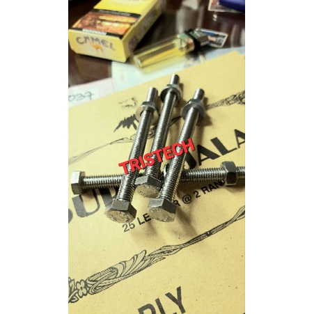 Jual Baut Mur Stainless M X Hex Bolt Sus M X The A Hexagonal