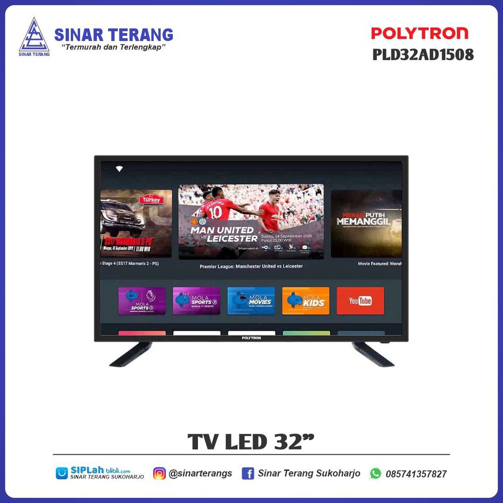 Jual TV LED Polytron 32inch PLD32AD1508 Shopee Indonesia