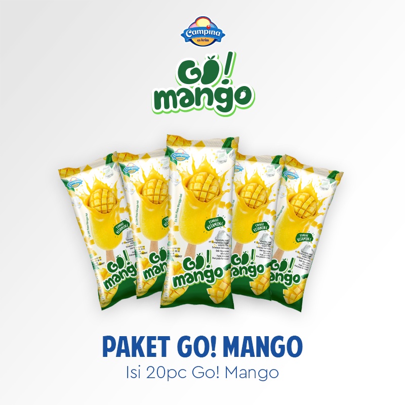 Jual Campina Paket Ice Cream Campina Go Mango Es Krim Shopee Indonesia