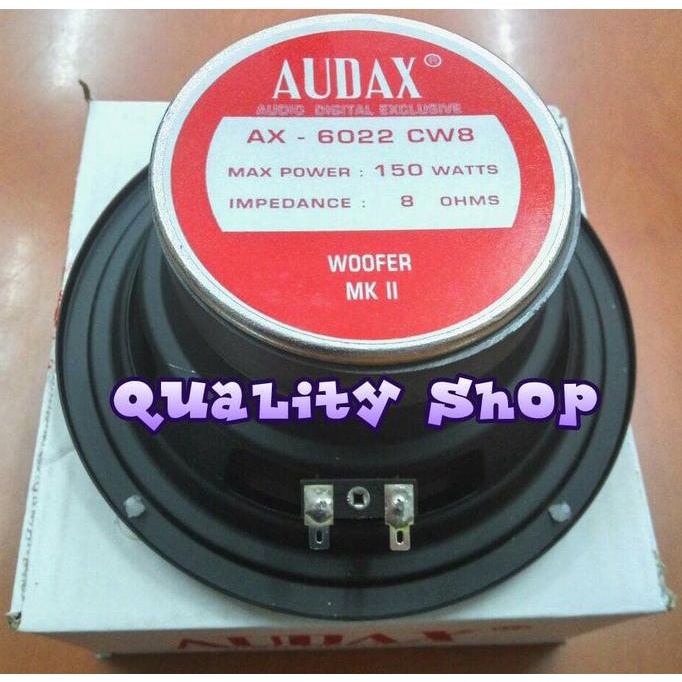 Jual SPEAKER SUBWOOFER 6 INCH AUDAX AX 6022 150 WATT ORIGINAL Shopee