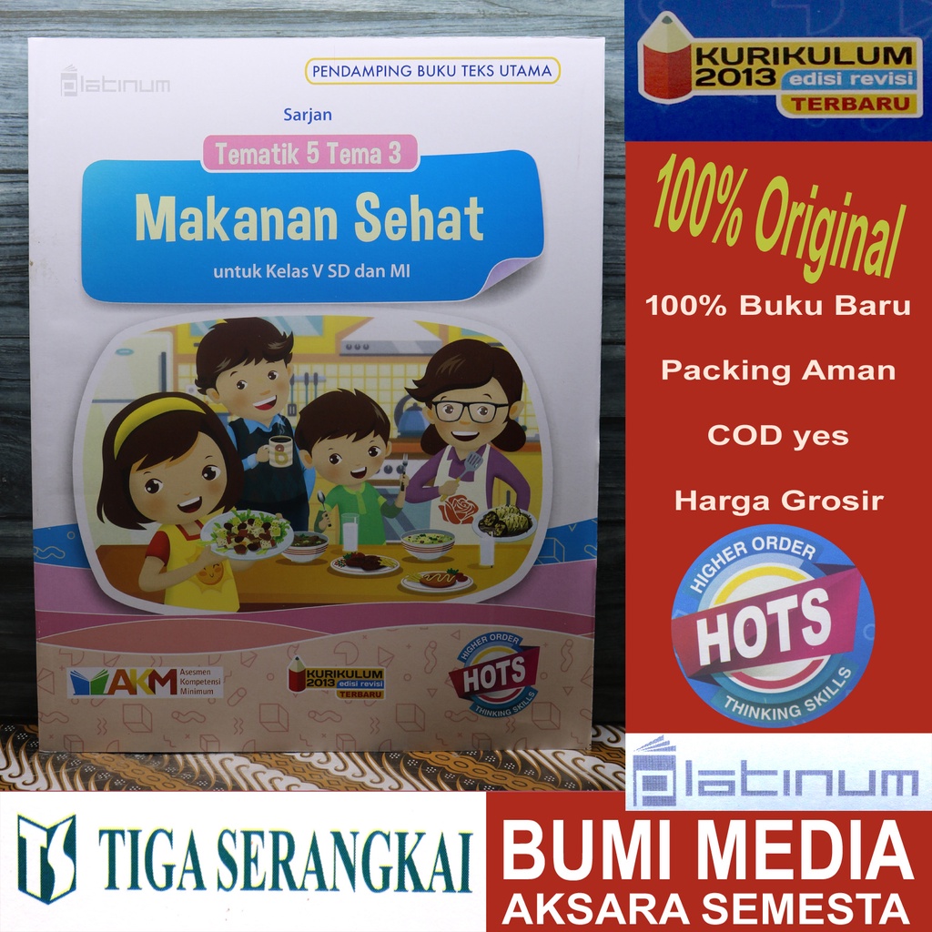 Jual Platinum Pendamping Buku Teks Utama Tematik Kelas 5 Tema 3 SD MI