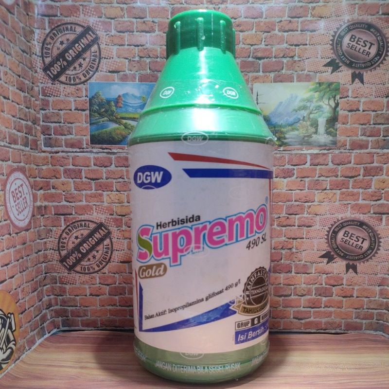 Jual Herbisida SUPREMO 490SL 1Liter Obat Rumput Gulma Roundup Rondap